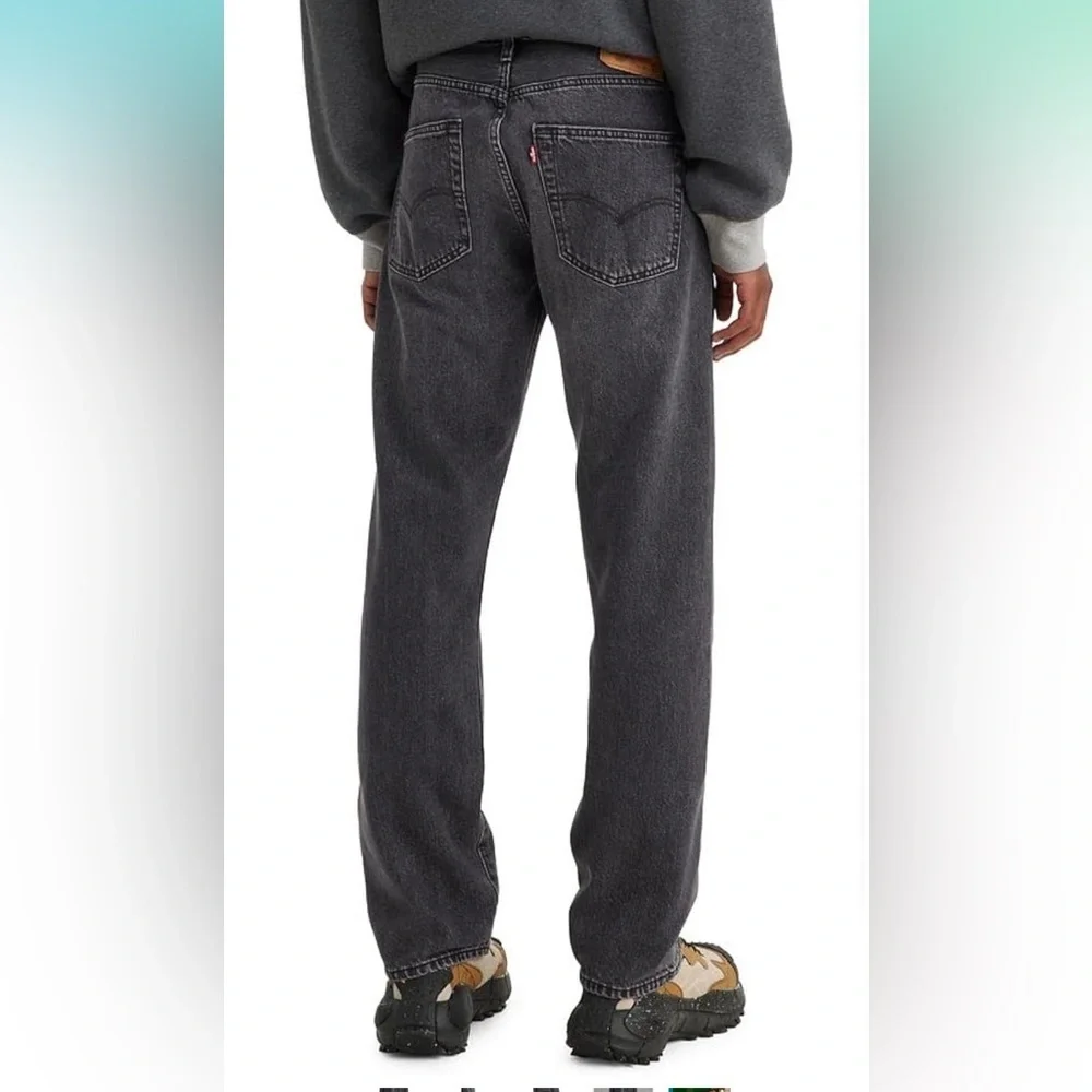 Levi's Gray Straight-Leg Jeans Classic Fit